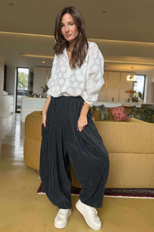 The Terry B Sia Pant Charcoal